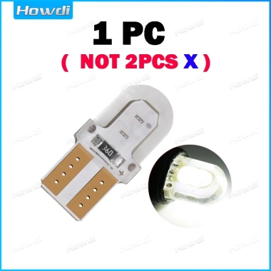 Đèn LED ô tô T10 194 168 W5W COB 8SMD silicon trắng sáng - Giá chỉ 10.857₫