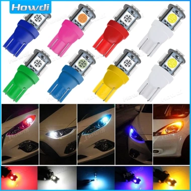 Đèn LED ô tô T10 5SMD 5.050 W5W 2.825 192 158 168 194 Trắng - Giảm giá 11.880 VND