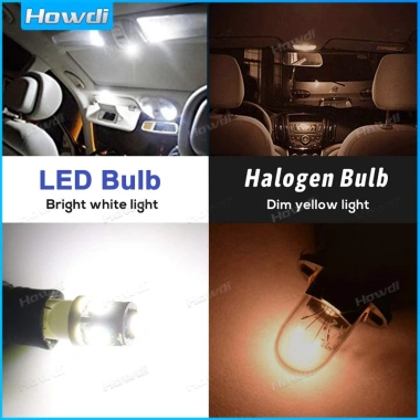 Đèn LED ô tô T10 5SMD 5.050 W5W 2.825 192 158 168 194 Trắng - Giảm giá 11.880 VND