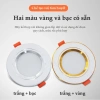 Đèn LED Ống Nhấn DOB Đúc Nhôm 7-12W Đôi Màu - Trang Trí Phòng Khách 89k