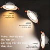 Đèn LED Ống Nhấn DOB Đúc Nhôm 7-12W Đôi Màu - Trang Trí Phòng Khách 89k 8
