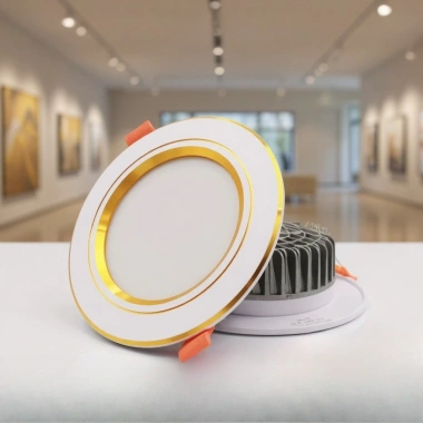 Đèn LED Ống Nhấn DOB Đúc Nhôm 7-12W Đôi Màu - Trang Trí Phòng Khách 89k 9