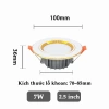 Đèn LED Ống Nhấn DOB Đúc Nhôm 7-12W Đôi Màu - Trang Trí Phòng Khách 89k 10