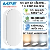 Đèn LED ốp nổi oval 3in1 BHO 6W/12W - 3 màu Trắng 6.500K Trung 4.000K Vàng 3.000K, 143.000₫