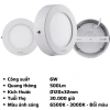 Đèn LED ốp trần tròn SRPL đổi màu 6-24W 3.000K/6.500K MPE chính hãng - Giá 137k 7