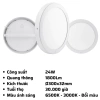 Đèn LED ốp trần tròn SRPL đổi màu 6-24W 3.000K/6.500K MPE chính hãng - Giá 137k 10