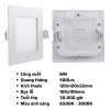 Đèn LED Panel âm trần MPE SPL 6-24W, ánh sáng trắng, tản nhiệt nhanh, 100.813₫ 7