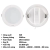 Đèn LED Panel âm trần RPL2 MPE 6W-18W 3 màu 3.000-6.500K giá ưu đãi 77.211 VND 10