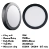 Đèn LED Panel ốp nổi MPE nhôm 12-24W, 6.500K trắng, 3.000K vàng, đổi 3 màu, giá 162.160₫ 8
