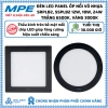 Đèn Led Panel ốp nổi vỏ nhựa SRPLB2 SSPLB2 12-24W Trắng 6.500K Vàng 3.000K giá 95.944₫