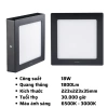 Đèn LED Panel Vuông ốp nổi SSPLB2 12-24W, vỏ nhựa, 6.500K Trắng/3.000K Vàng, giá ưu đãi 107.038 VND 5