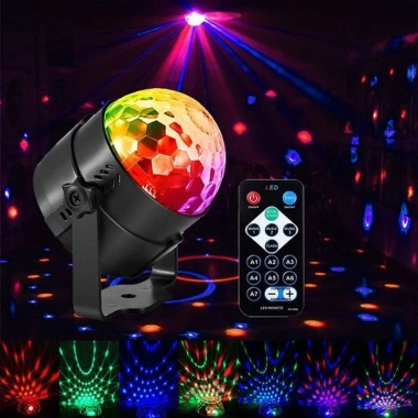 Đèn Led Party Light 7 Chế Độ, Chớp Nhịp Nhạc, Trang Trí Phòng - Giá 90.000 VND