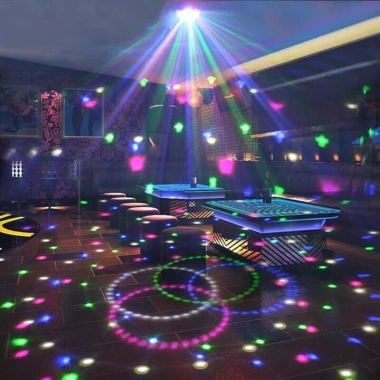 Đèn Led Party Light 7 chế độ màu, chớp nháy theo nhạc, decor phòng - Giá chỉ 60.000₫ 5