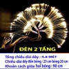 Đèn LED pháo bông 3 tầng 1 chùm điều khiển tùy ý ánh sáng vàng chỉ 35.000₫ 10