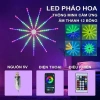 Đèn LED Pháo Hoa 1m Đa Hiệu Ứng Nháy, Chống Nước, Điều Khiển Từ Xa - Giá 165k 3