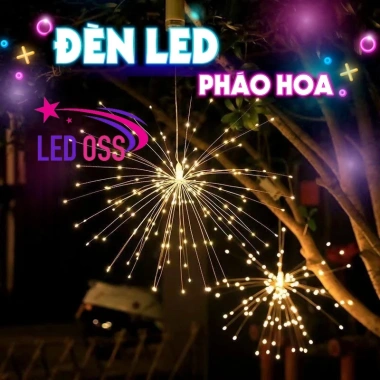 Đèn LED Pháo hoa 5 chùm 500 bóng - Đèn thả nhà cửa, lễ Tết, giá ưu đãi 169k 10 Đèn LED Pháo hoa 5 chùm 500 bóng - Đèn thả nhà cửa, lễ Tết, giá ưu đãi 169k 10