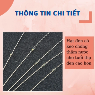 Đèn LED pháo hoa chớp nháy nhiều màu 2-3 tầng 5 chùm Trang trí nhà cửa giá rẻ 38k 4 Đèn LED pháo hoa chớp nháy nhiều màu 2-3 tầng 5 chùm Trang trí nhà cửa giá rẻ 38k 4