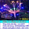 Đèn LED pháo hoa chớp nháy nhiều màu 2-3 tầng 5 chùm Trang trí nhà cửa giá rẻ 38k 10