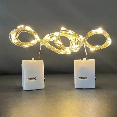 Đèn LED pin tự động nháy đom đóm – Trang trí tháp, mẹt Tết, bó hoa, tiểu cảnh, giá chỉ 22.500đ 2