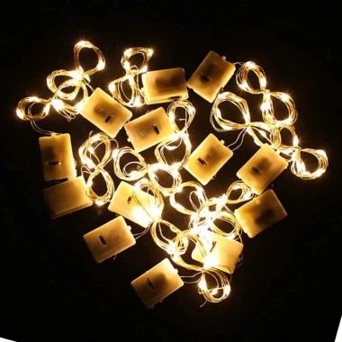 Đèn LED pin tự động nháy đom đóm – Trang trí tháp, mẹt Tết, bó hoa, tiểu cảnh, giá chỉ 22.500đ 5