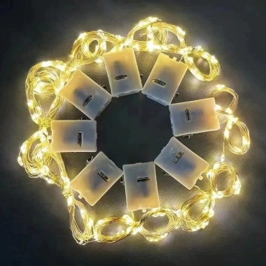 Đèn LED pin tự động nháy đom đóm – Trang trí tháp, mẹt Tết, bó hoa, tiểu cảnh, giá chỉ 22.500đ 7