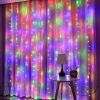 Đèn LED Rèm 3x2M200 8 chế độ 220V – Sân vườn, lễ hội, Giáng sinh, không thấm nước, giá 97k 7