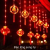Đèn LED Rèm Lồng Đỏ Siêu Sáng 220V - Trang Trí Lễ Tết May Mắn, Giá ưu đãi 125k