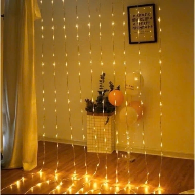 Đèn LED Rèm Mành Mưa 3x2m Hiệu Ứng Thác Nước 10 Sợi Nháy Chống Nước Giá Ưu Đãi 127.000 VND 9