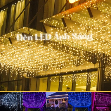 Đèn LED Rèm Thả Màn Ngoài Trời 4-12m Chống Nước Siêu Đẹp Giá 100k Giảm Giá