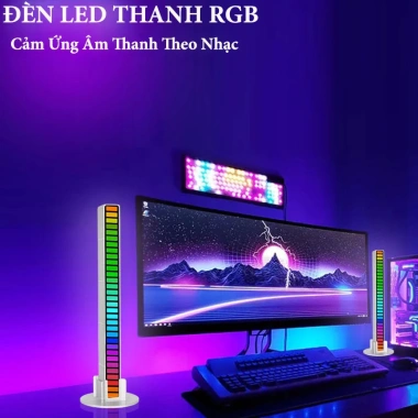 Đèn Led RGB Thanh Cảm Biến Nhạc USB - Đèn Trang Trí Cắm Sạc SONHOUSE Giá 58.000₫