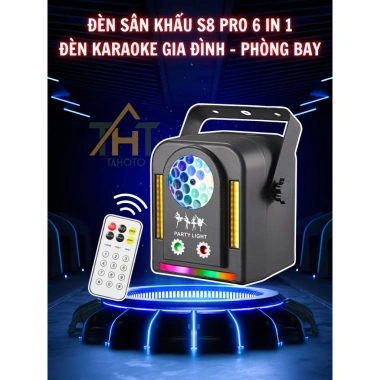 Đèn Led Sân Khấu S8 Pro 6 In1 – Hoa Văn nháy theo nhạc, vũ trường & karaoke, giá 649.000₫ 9