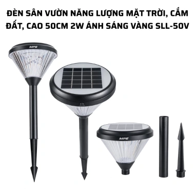 Đèn LED sân vườn năng lượng mặt trời 3.000K ánh sáng vàng 12h SLL-50V/70V 1,304,000₫