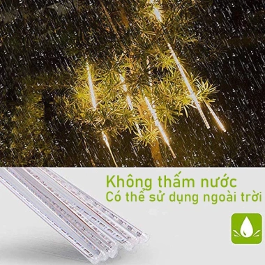 Đèn LED Sao Băng 8 Ống 50cm Chống Nước Trang Trí Cây Lễ Tết Giá 100.000 VND 8
