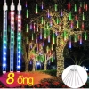 Đèn LED Sao Băng 8 Ống 50cm Chống Nước Trang Trí Cây Lễ Tết Giá 100.000 VND 10
