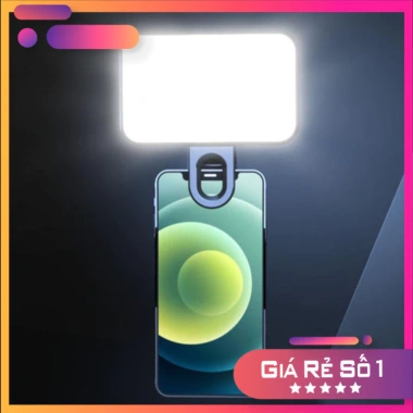 Đèn LED Selfie kẹp điện thoại 3 chế độ ánh sáng, hỗ trợ chụp ảnh và quay video - 38.000₫