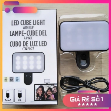 Đèn LED Selfie kẹp điện thoại 3 chế độ ánh sáng, hỗ trợ chụp ảnh và quay video - 38.000₫