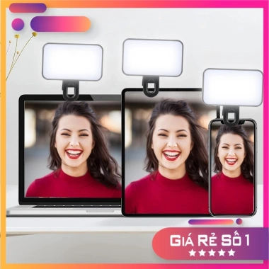 Đèn LED Selfie kẹp điện thoại 3 chế độ ánh sáng, hỗ trợ chụp ảnh và quay video - 38.000₫