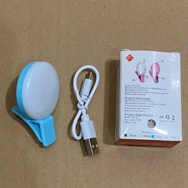 Đèn LED Selfie trợ sáng bỏ túi di động, livestream, chụp ảnh quay phim đa năng - Giá 43.450