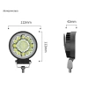 Đèn LED SPM 4 inch 6.500K, tuổi thọ cao, sáng mạnh, phù hợp Jeep, giá 241.010 VND 9
