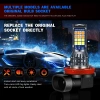 Đèn LED sương mù 2 màu 24SMD - Bộ 2 chiếc, tương thích H8 H11 H3 H4 H7 9.005 HB3 9.006 HB4 H16 P13W, giảm giá 137.5k 2