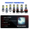 Đèn LED sương mù 2 màu 24SMD - Bộ 2 chiếc, tương thích H8 H11 H3 H4 H7 9.005 HB3 9.006 HB4 H16 P13W, giảm giá 137.5k 7