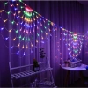 Đèn LED Thả Rèm Đuôi Công - Ngôi Sao Trang Trí Cây Noel, Tết Năm Mới, Giá 120k 6