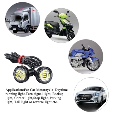 Đèn LED tín hiệu Xi Nhan 12SMD 23mm 12V cho xe hơi, xe tải, xe máy - Giá 33.000₫