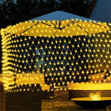 Đèn LED Trang Trí Lưới Mắt Cáo 8 Chế Độ Chớp - Đèn Treo Nội Thất & Ngoại Cảnh Giá 60.000