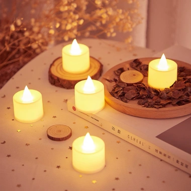 Đèn LED Trang Trí Sinh Nhật, Noel - Ngọn Nến Điện Tử An Toàn, Dùng Pin - 29k 6