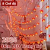 Đèn LED Trang Trí Tết 2.026 Chống Thấm Nước 8 Chế Độ Sáng - Phù Hợp Cửa Sổ Sân Trong, Giá Ưu Đãi 119k