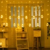 Đèn LED treo thả 12 quả cầu pha lê trong suốt, 8 chế độ chớp đa màu, giảm giá 60k 5