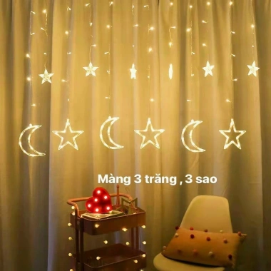 Đèn LED treo thả 12 quả cầu pha lê trong suốt, 8 chế độ chớp đa màu, giảm giá 60k 7 Đèn LED treo thả 12 quả cầu pha lê trong suốt, 8 chế độ chớp đa màu, giảm giá 60k 7