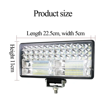 Đèn LED trợ sáng xe tải 12V-24V 6.000K kèm giá đỡ 8inch, siêu sáng, chỉ 49.000₫ 7