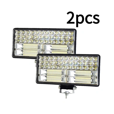 Đèn LED trợ sáng xe tải 12V-24V 6.000K kèm giá đỡ 8inch, siêu sáng, chỉ 49.000₫ 10